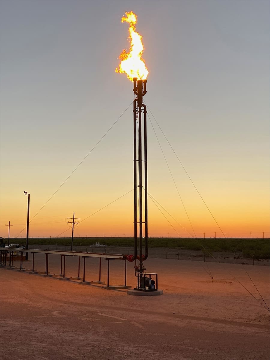 D.B.I. Dual Pressure Flare system for high and low pressure gas streams